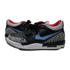 Nike Air Jordan Legacy 312 Low Chicago Flag Black Blue Grey CD9054-004 Sz 5Y